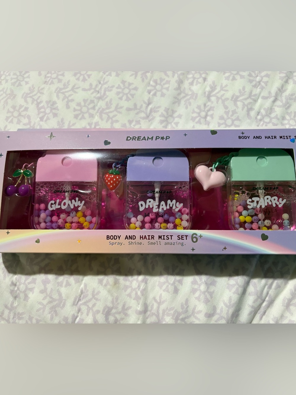 DreamPop Body & Hair Mist Set — Pink, Purple, Mint